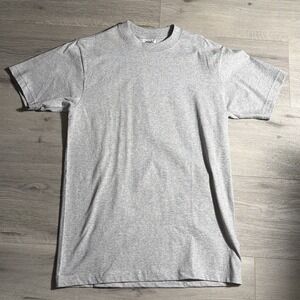 Vintage Style Shaka Wear Super Max Heavy Blank Tee‎ Medium Gray